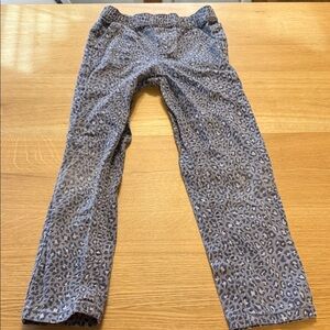 Jumping Beans Blue Leopard Print Kids Leggings Girls Size 6x